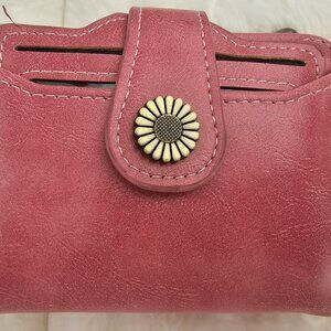 Women's Genuine Leather Wallet Short Size